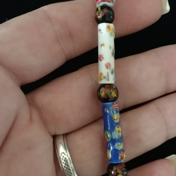 Vintage African Trade Bead Necklace - Picture 5 of 8